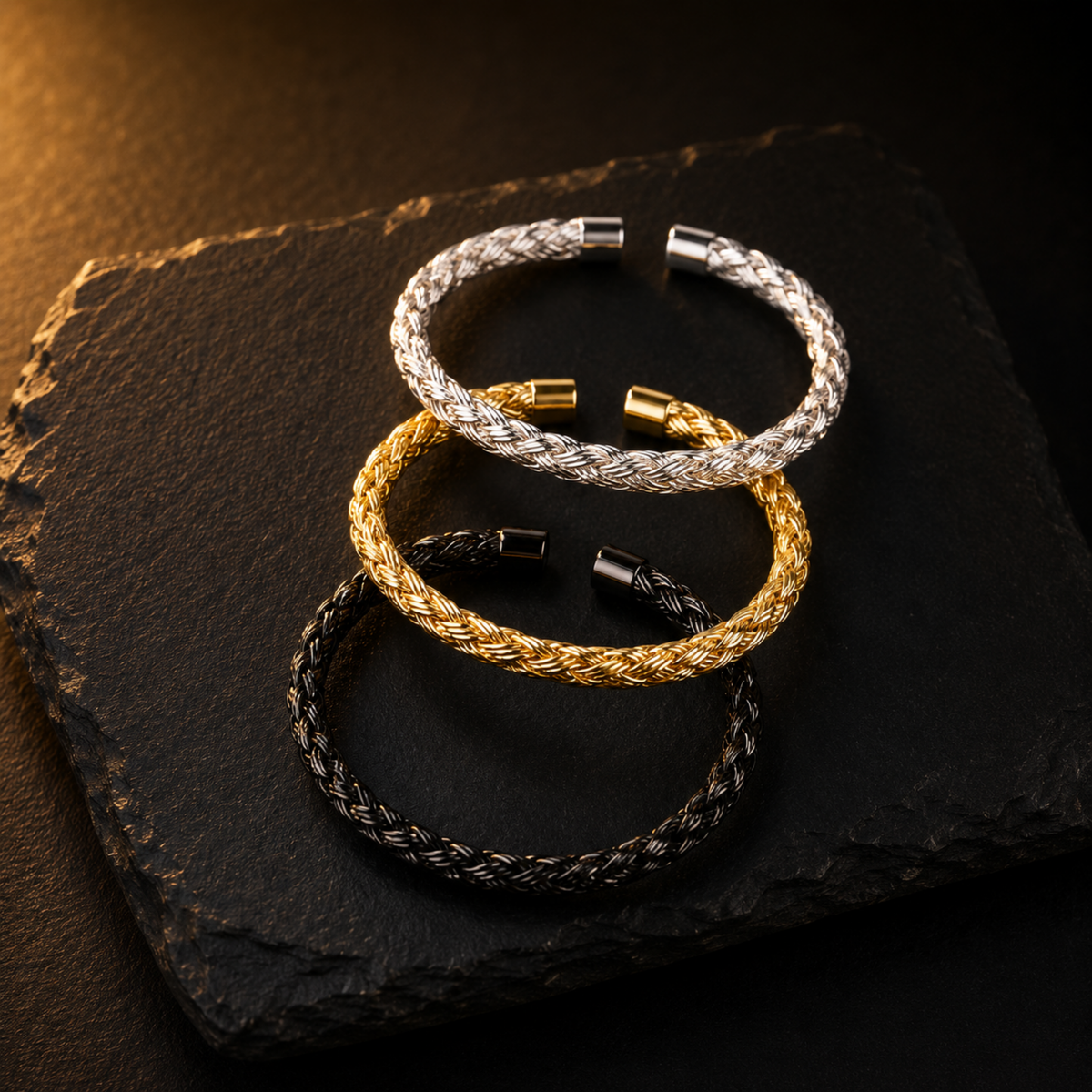 Titan Weave Cuff Bracelet
