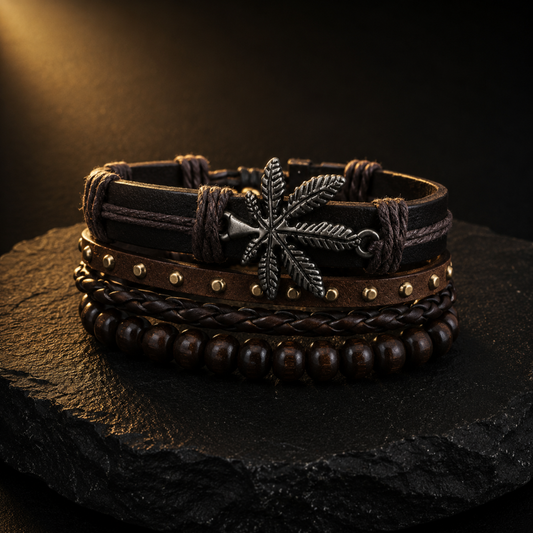 Leaf Bracelet Set