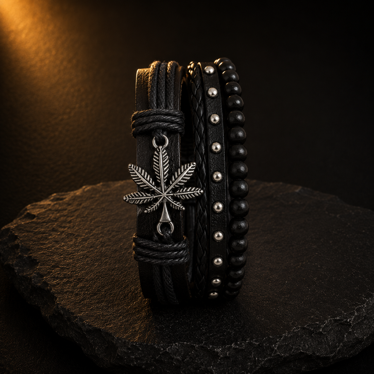 Leaf Bracelet Set