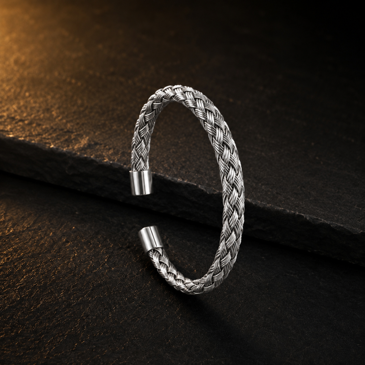 Titan Weave Cuff Bracelet